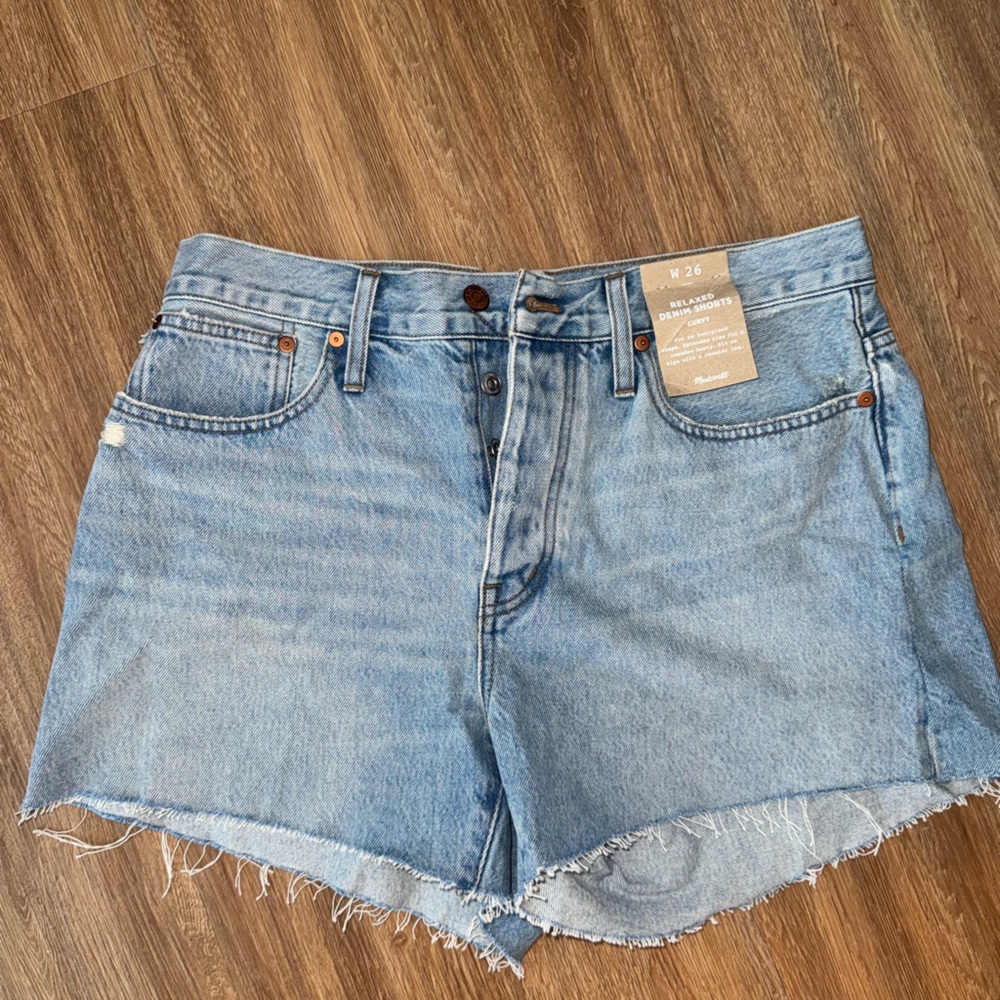 Madewell Light Blue Denim Shorts